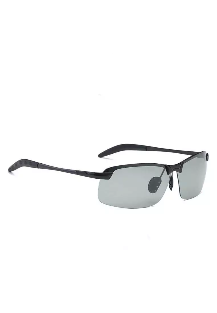 Mackenzie Kacamata Photochromic Polarized Sunglasses UV400 Material Alloy ORIGINAL - Black