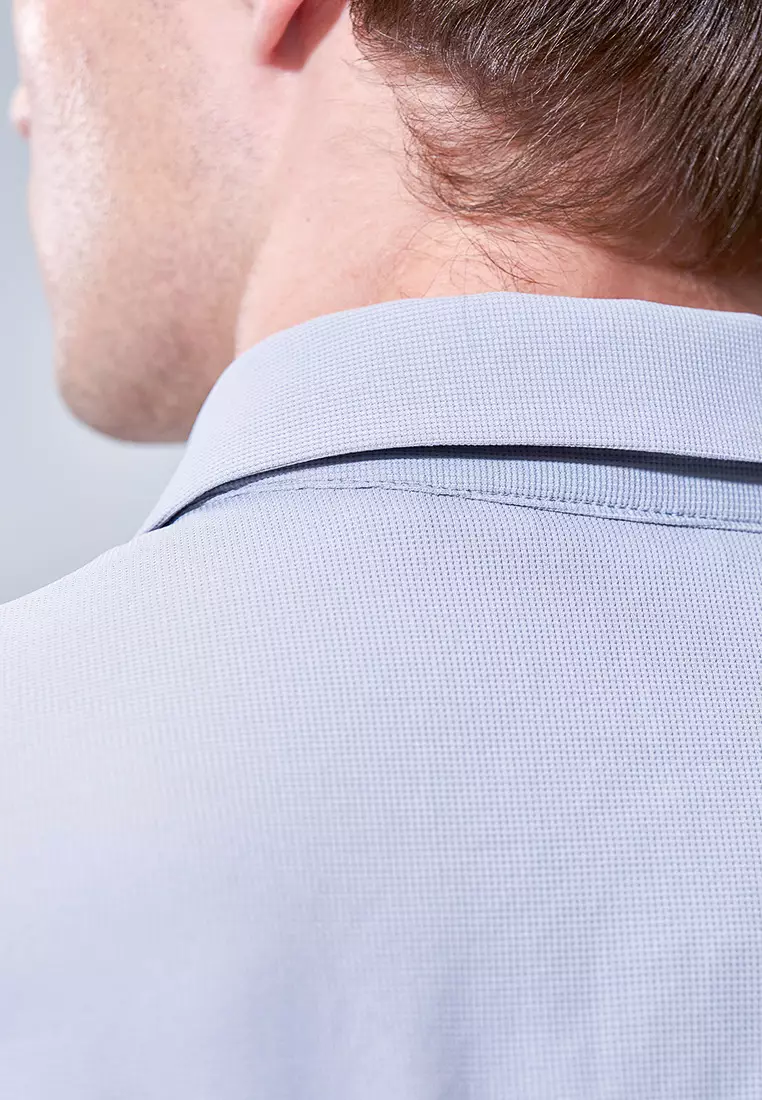 Light Mist Gray Lightweight Functional Polo Shirt