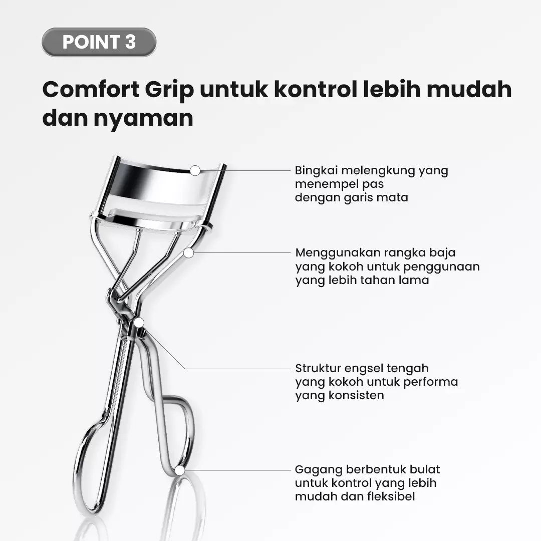Holika Holika Lash Correcting Eyelash Curler | Penjepit Bulu Mata Premium