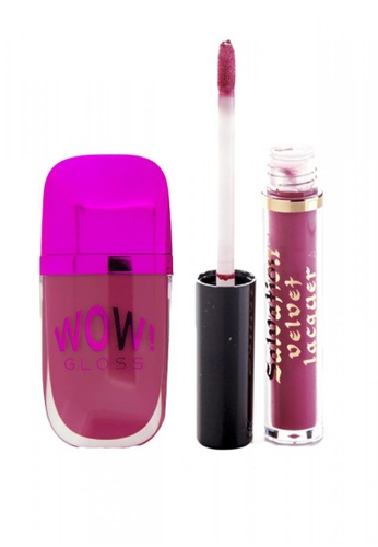 Shop Makeup Revolution Makeup Revolution Lip Lacquer And Gloss Set