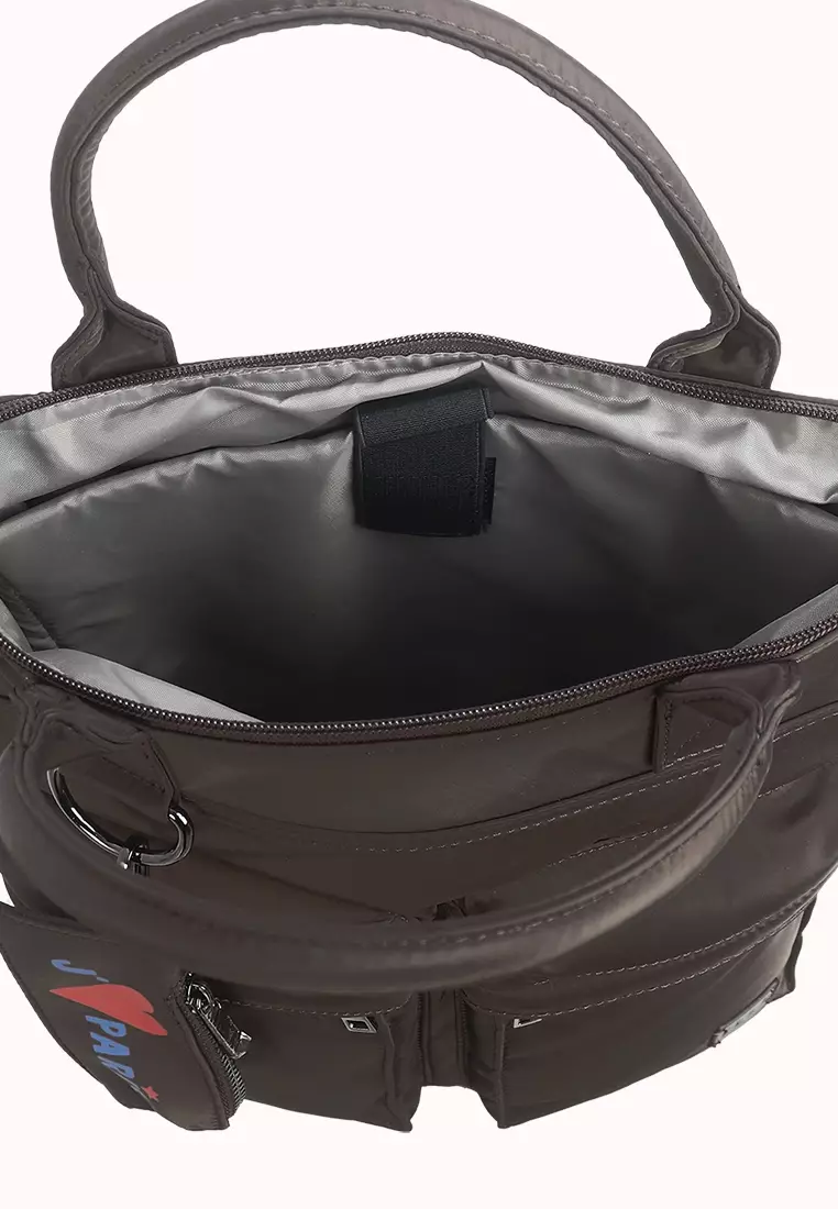 Elle Backpack B05-EL-3218 Brown With Pouch acc