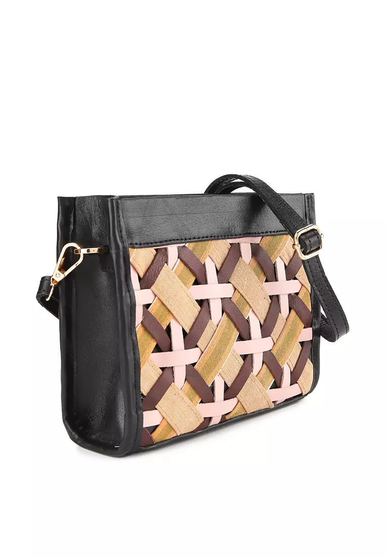 Agny Clutch - Tas Anyaman Clutch Wanita Kulit Asli - Premium Genuine Leather Bag