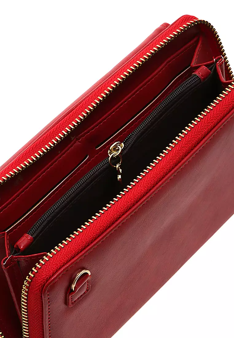 Dompet Tas Wanita Model Panjang Ladies Korean Handbag Long Wallet Many Slot Material PU Leather ORIGINAL