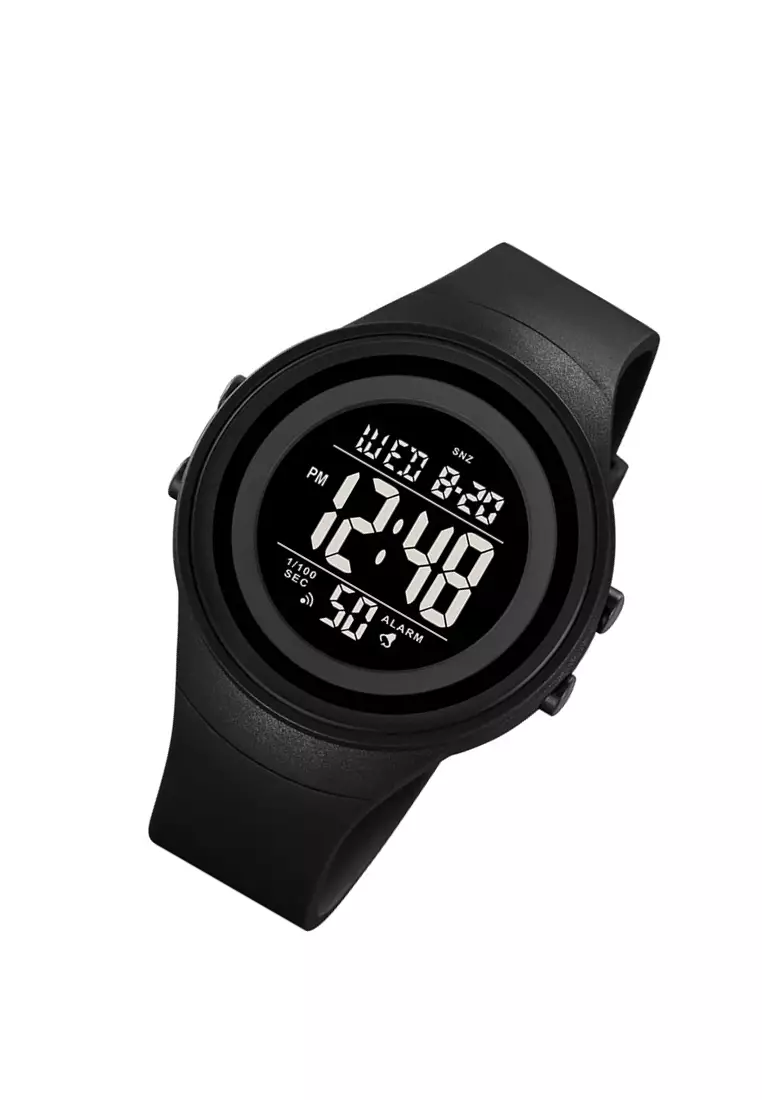 Jam Tangan Digital Pria Sporty Alarm Material TPU Waterproof ORIGINAL