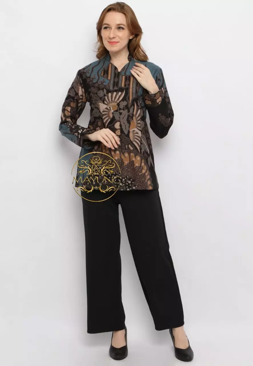 Blouse Batik Premium Citragada Blu