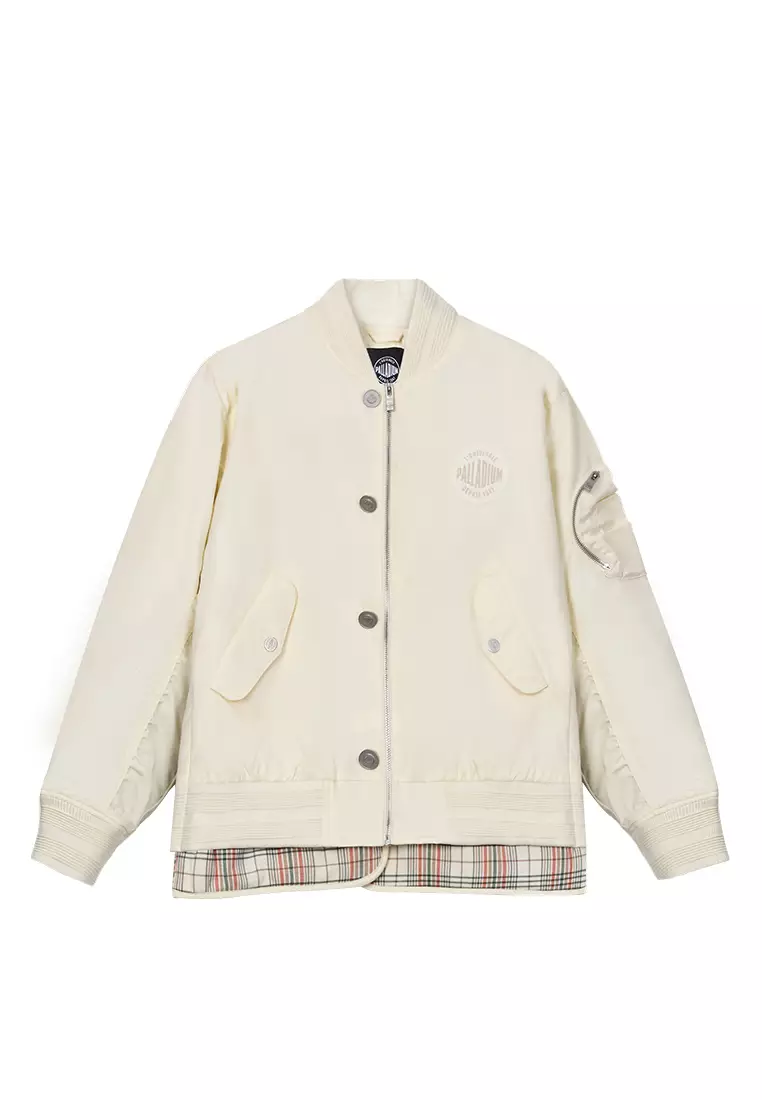 男裝 PALLADIUM LOGO 假兩件飛行員外套