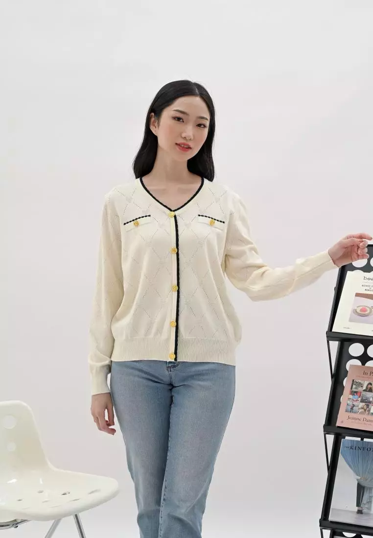 Mayonette Charlotte Top - Baju Atasan Wanita Terbaru Blouse Korean Style