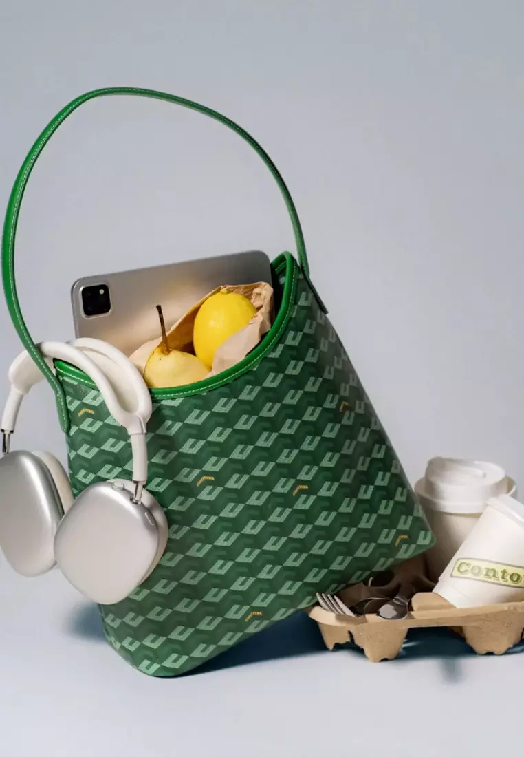 Alesso Medium Hobo Bag Green