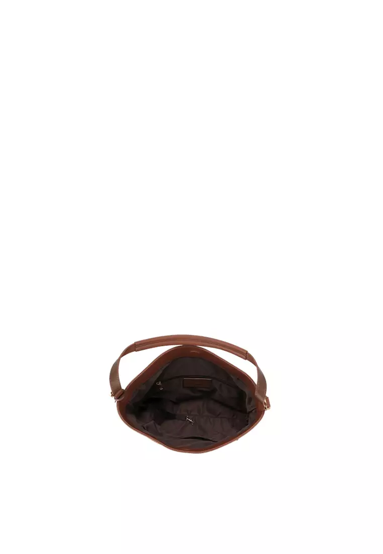 [Limited] DON Shoulder Bag - Suede Caramel