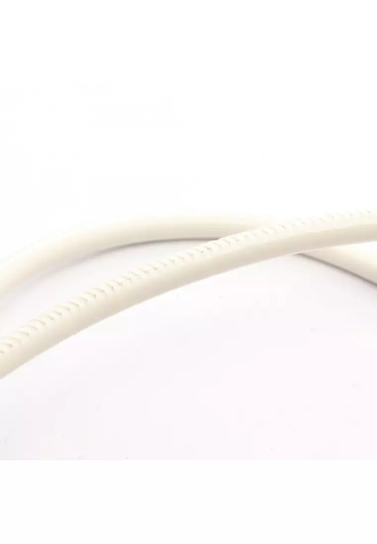 Pre-Loved Bvlgari BVLGARI × ALEXANDER WANG serpenti Handbag tote bag leather off white