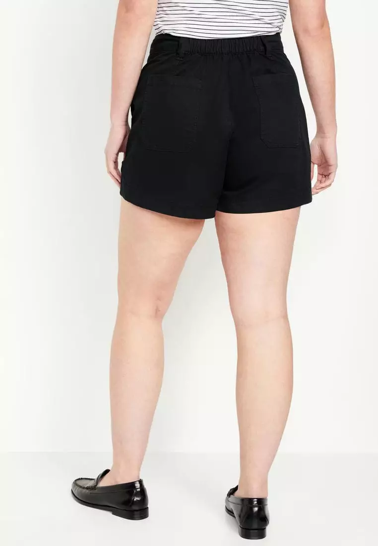 High-Waisted OGC Utility Chino Shorts for Women -- 3.5-inch inseam