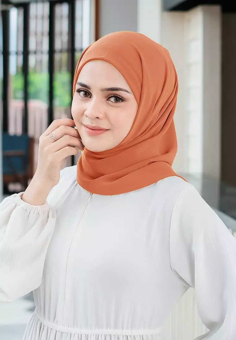 HIJAB INSTAN PAULA - DUSTY BRICK