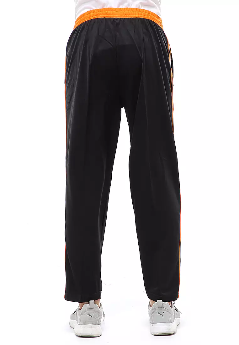 Yume Long Pants Celana Panjang Olahraga Pria Strip 3 Material Diadora ORIGINAL - Orange