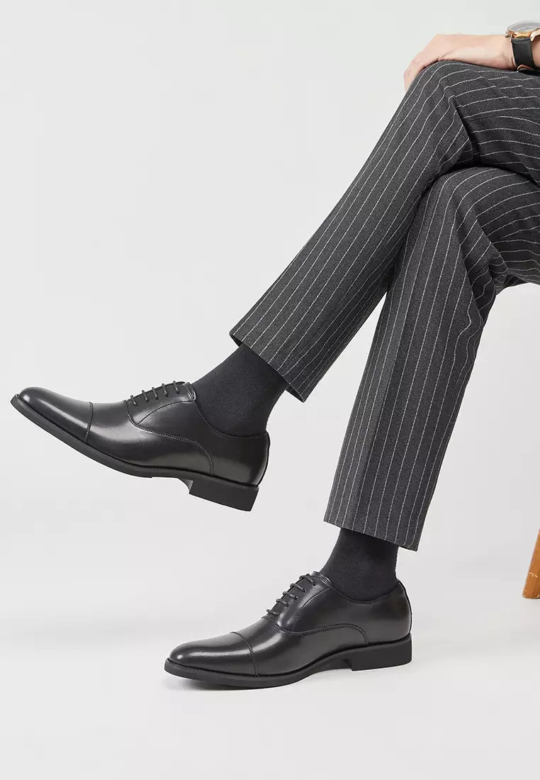 Leather Cap Toe Business Shoes KB3183-18