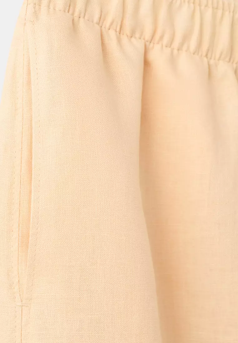 Straight Linen Trousers