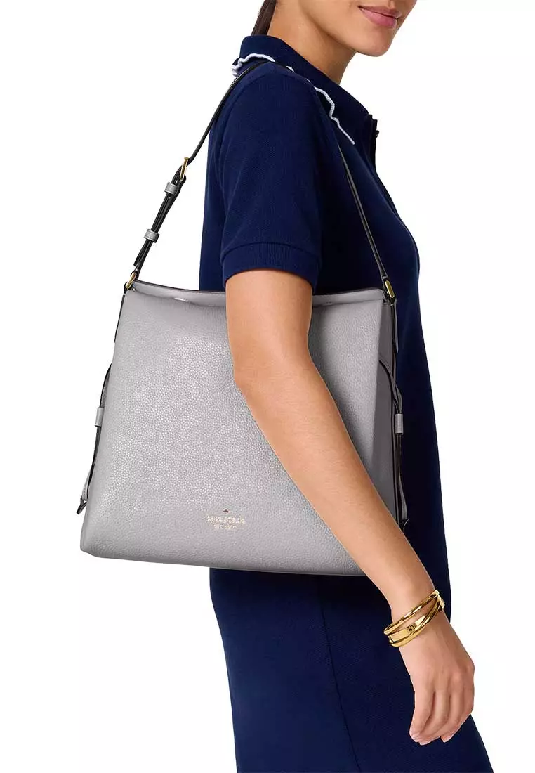 Dumpling Large Shoulder Bag Mountain Grey KL013