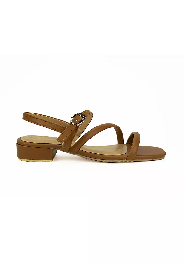 Discount on Cardam's Lifestyle  shoes - SKU: Eclb Ed 00128 Tan Heeled Sandals