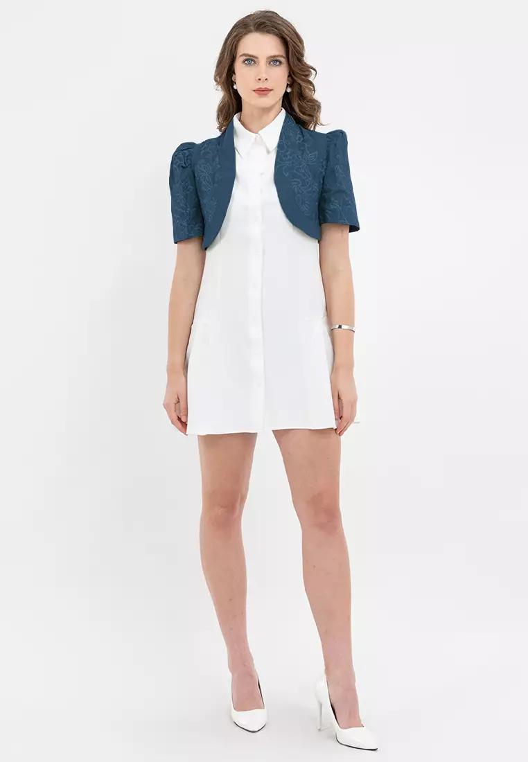 Azali Butterfly Sleeves Filipiniana Bolero