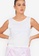 ZALORA ACTIVE white Twist Back Tank Top 86F3DAA841DDBDGS_3