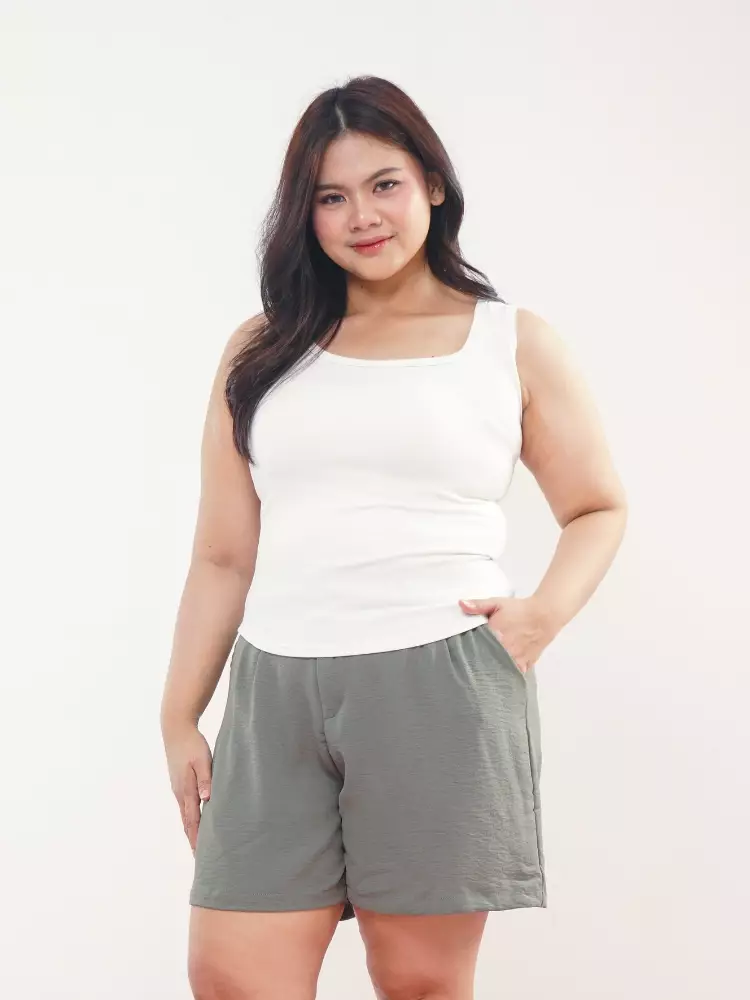 xtramiles Ladies shorts pants saturn shorts greysh green