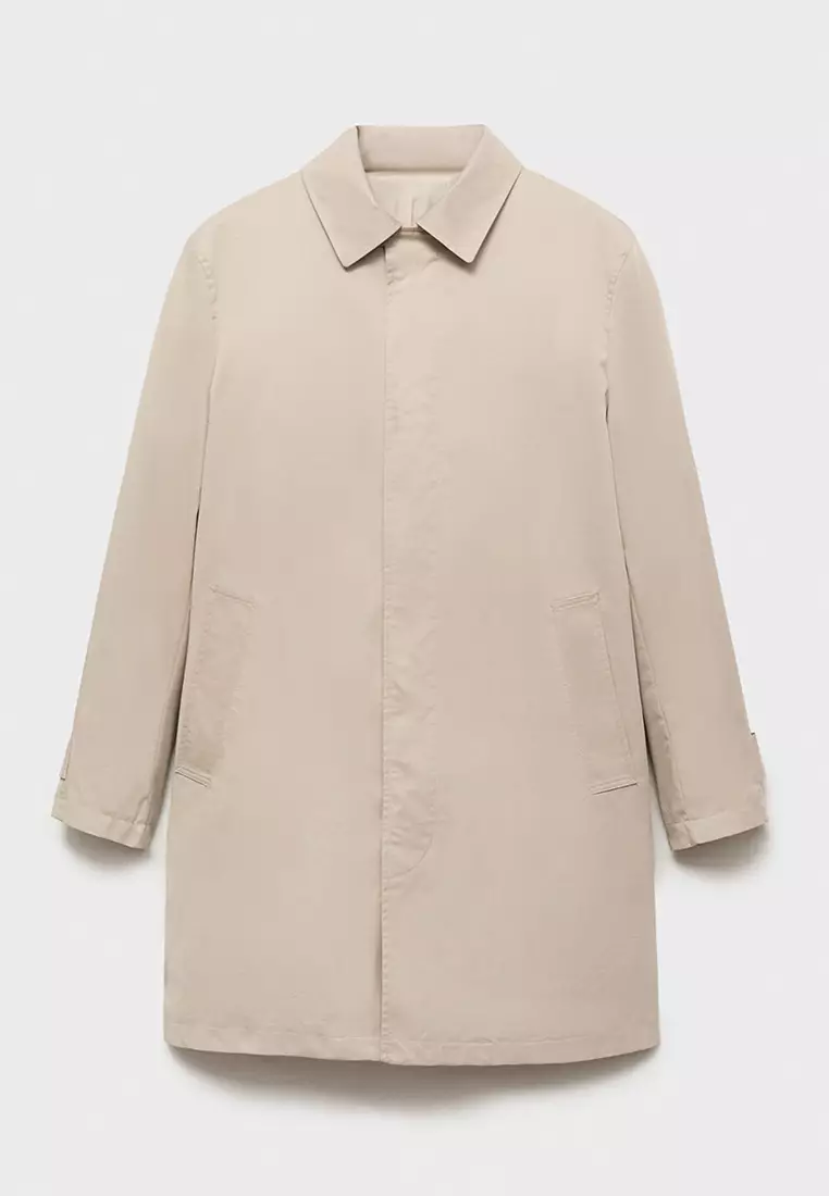 Classic Water-Repellent Trench Coat
