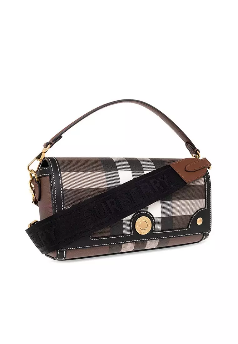 Top Handle Note Bag in Dark Birch Brown - Women