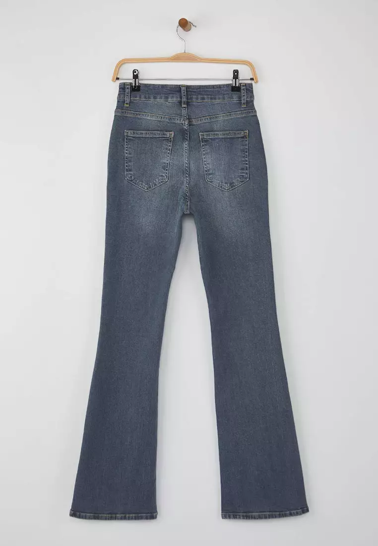 High Waist Flared Jeans