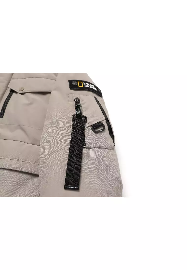 女裝TARUGA毛邊連帽羽絨外套