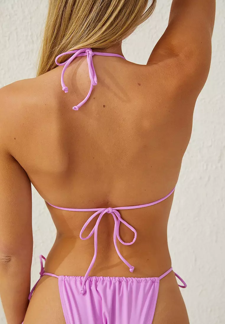 Cotton On Vietnam - Slider Triangle Bikini Top - 6335680-34 -   Fixed Tie Side Cheeky Bikini Bottom - 6335712-19 