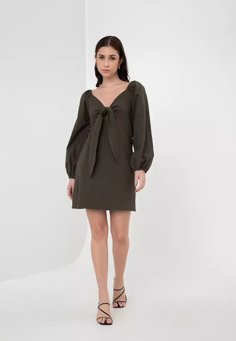 Buy Zalora Studios Back Detail Mini Slip Dress 2024 Online