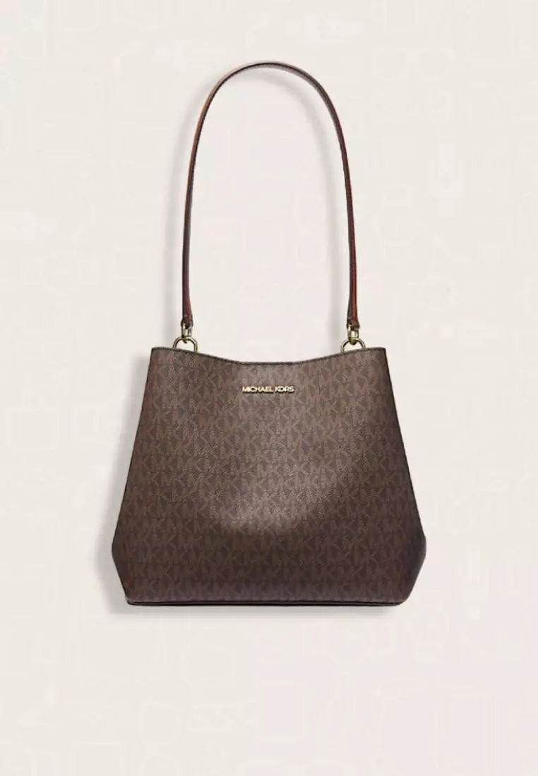 Jual MICHAEL KORS Michael Kors Pratt Medium Signature Logo - Main Image