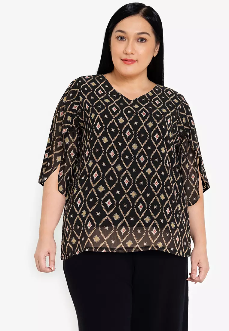 Flowy blouse plus store size