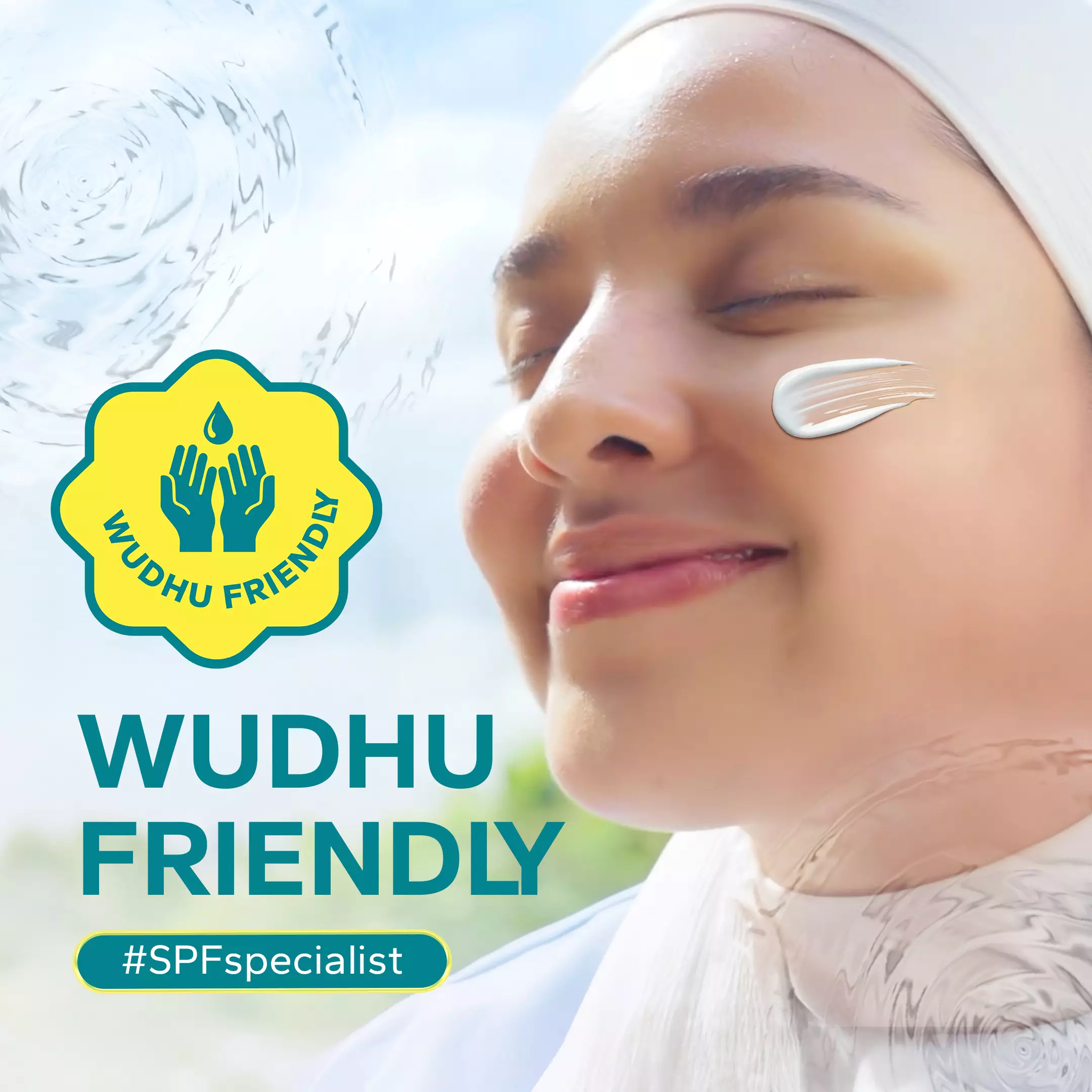 AMATERASUN [REAL SPF CERTIFIED]  UV WaterBarrier SPF 35 PA++++ - SUNSCREEN WUDHU FRIENDLY