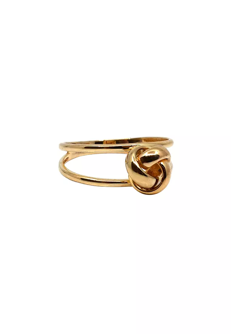 18K Yellow Gold Lady Ring