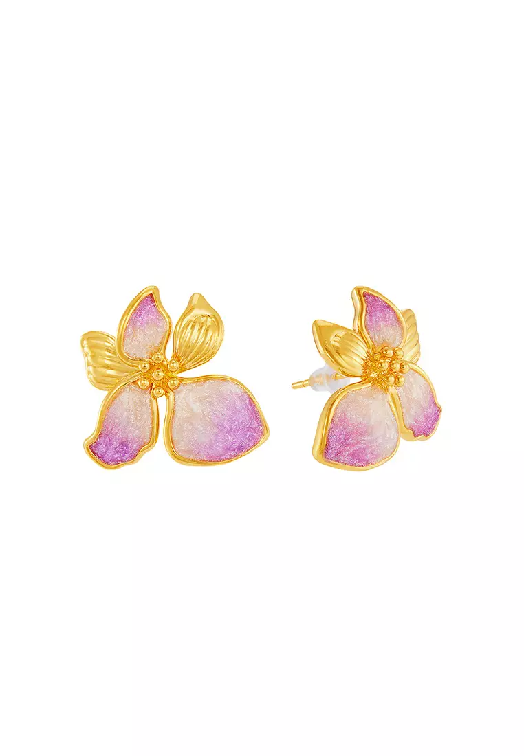 HABIB 999/24K Yellow Gold Earring 9200004Y(E)