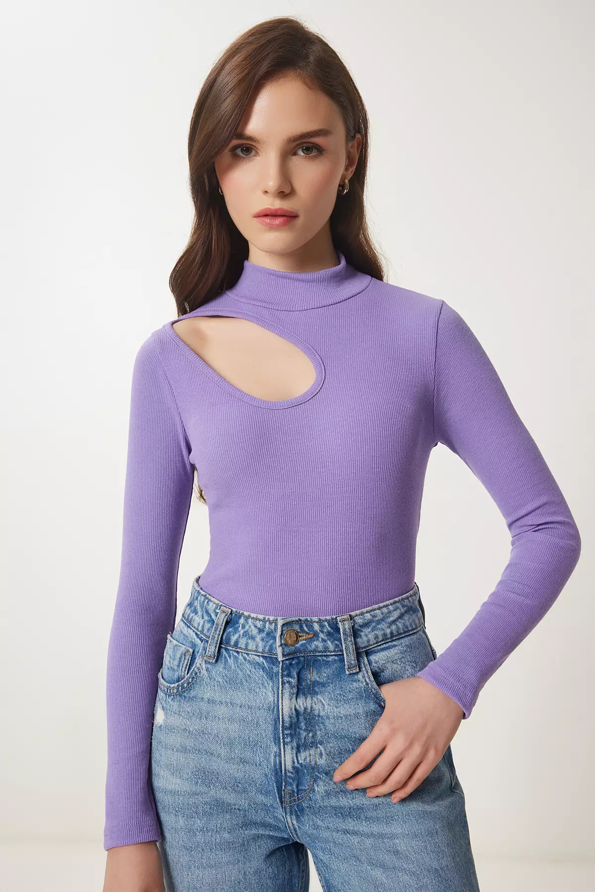 Rose-White 2-Piece Fitted Blouse Gt00235