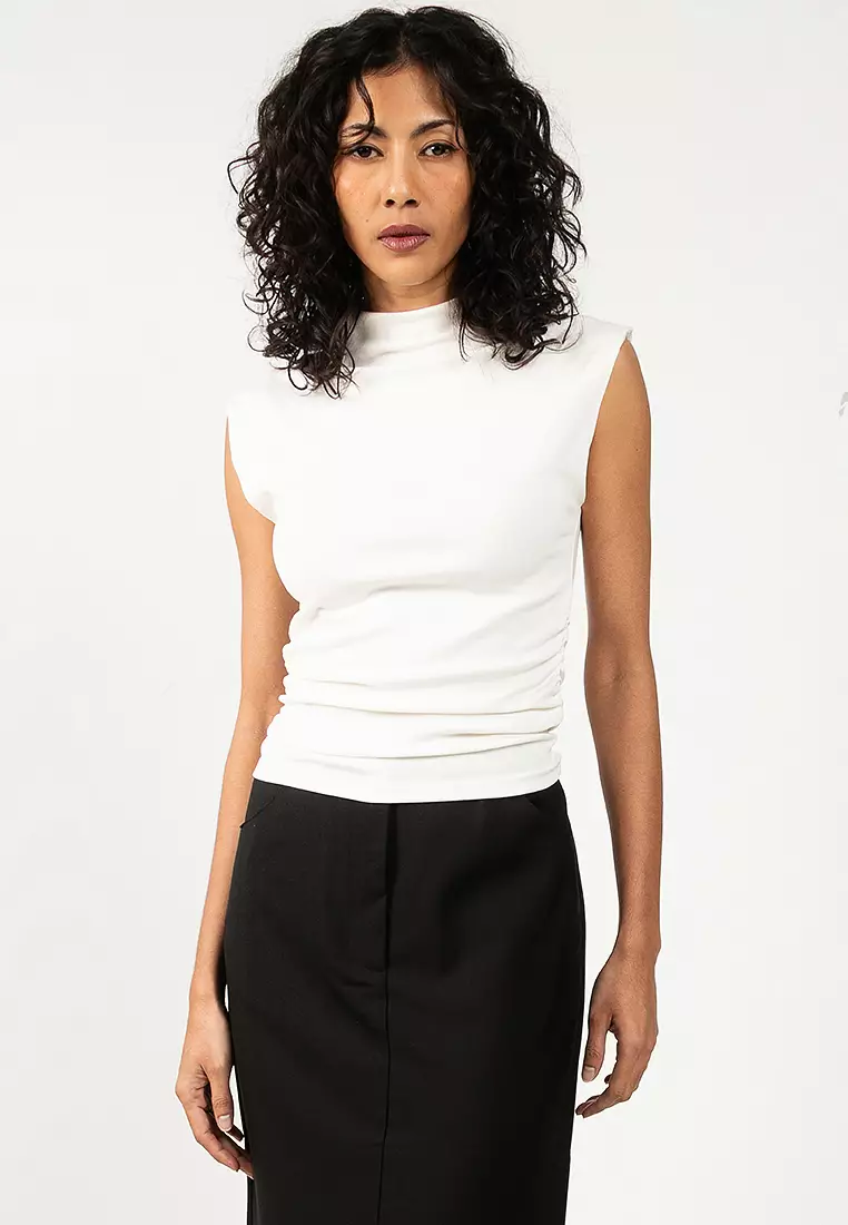 Ruched Fitted Top