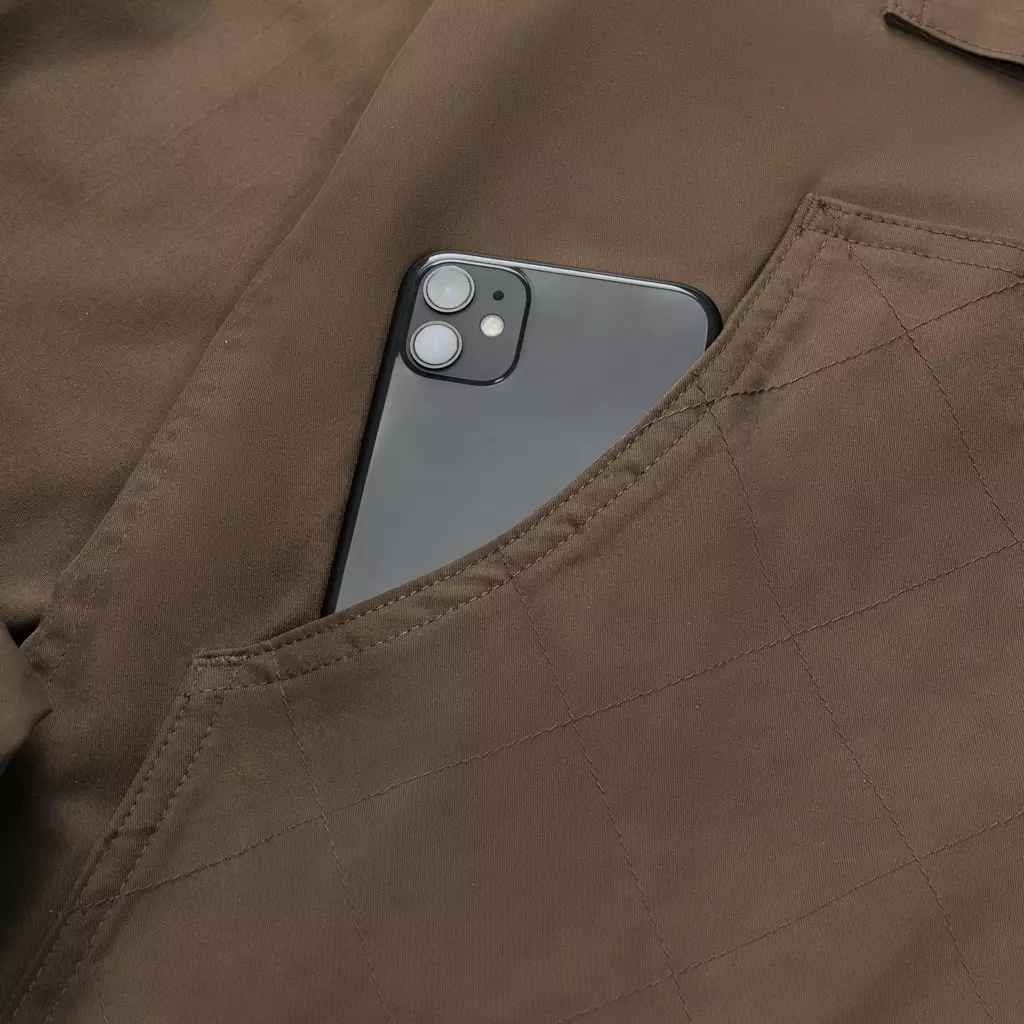 Shephered Parka Jacket Jaket Pria Wanita Outdoor Praktis - Cokelat