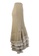 3.1 PHILLIP LIM beige PRE-LOVED PRE-LOVED  3.1 PHILLIP LIM  BEIGE TEXTURED MAXI SKIRT WITH LAYERED FISHTAIL AND OFF WHITE FRINGED MULTI HEMLINE 33BECAA841513BGS_2