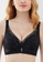 ZITIQUE black Women's Four Seasons Lace Floral Pattern 3/4 Cup Non-wired Push Up Bra - Black FB9F4US143F098GS_2