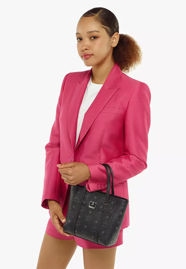 Aren Top-Zip Shopper in Visetos