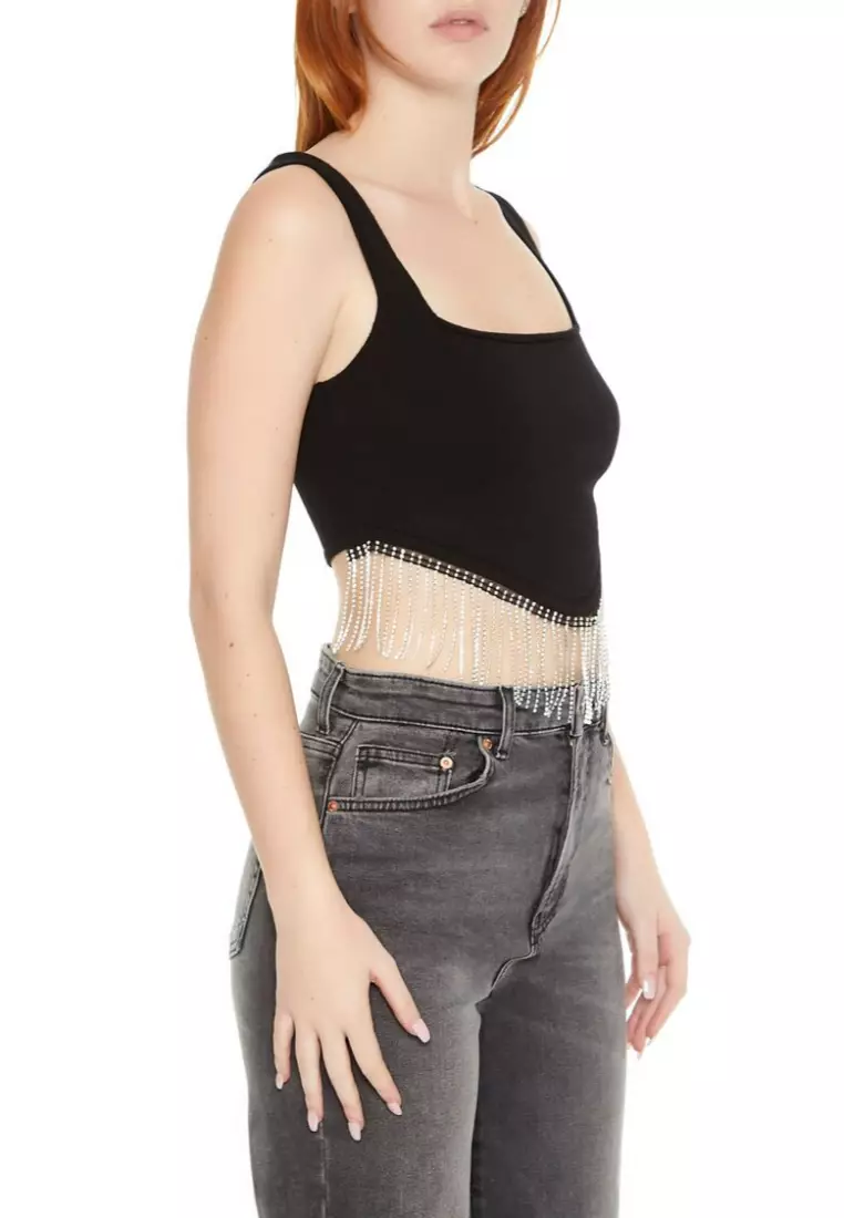 Forever 21 knit crop top discount