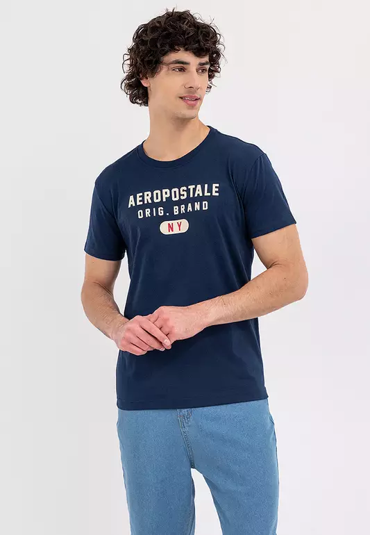 Men's Aeropostale Navy Blue Original Brand Tee