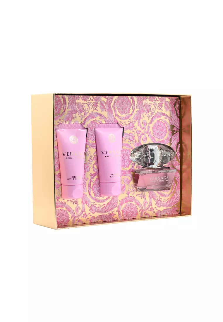 Versace Bright Crystal Eau de Toilette Set 3piece