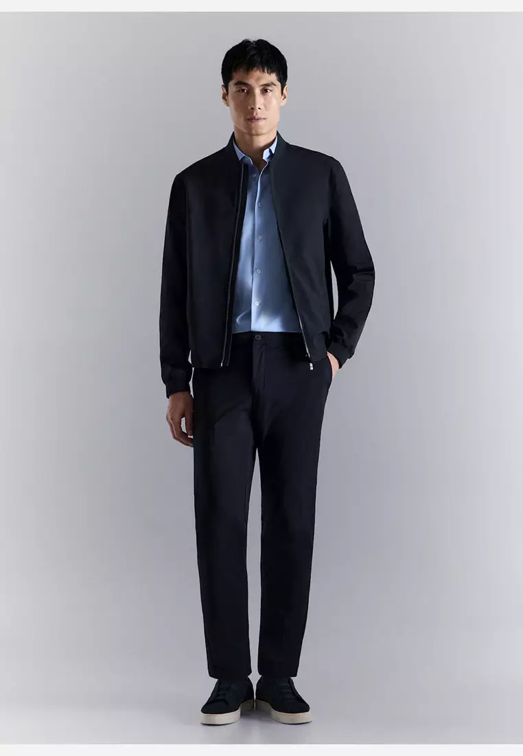 Water-Repellent Bomber Jacket