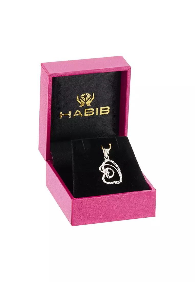 HABIB 750/18K White Gold Pendant GMT968