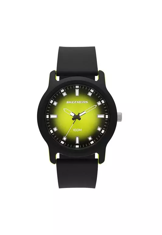 Ostrom Black Silicone Strap Analog Watch SKC-SR5219
