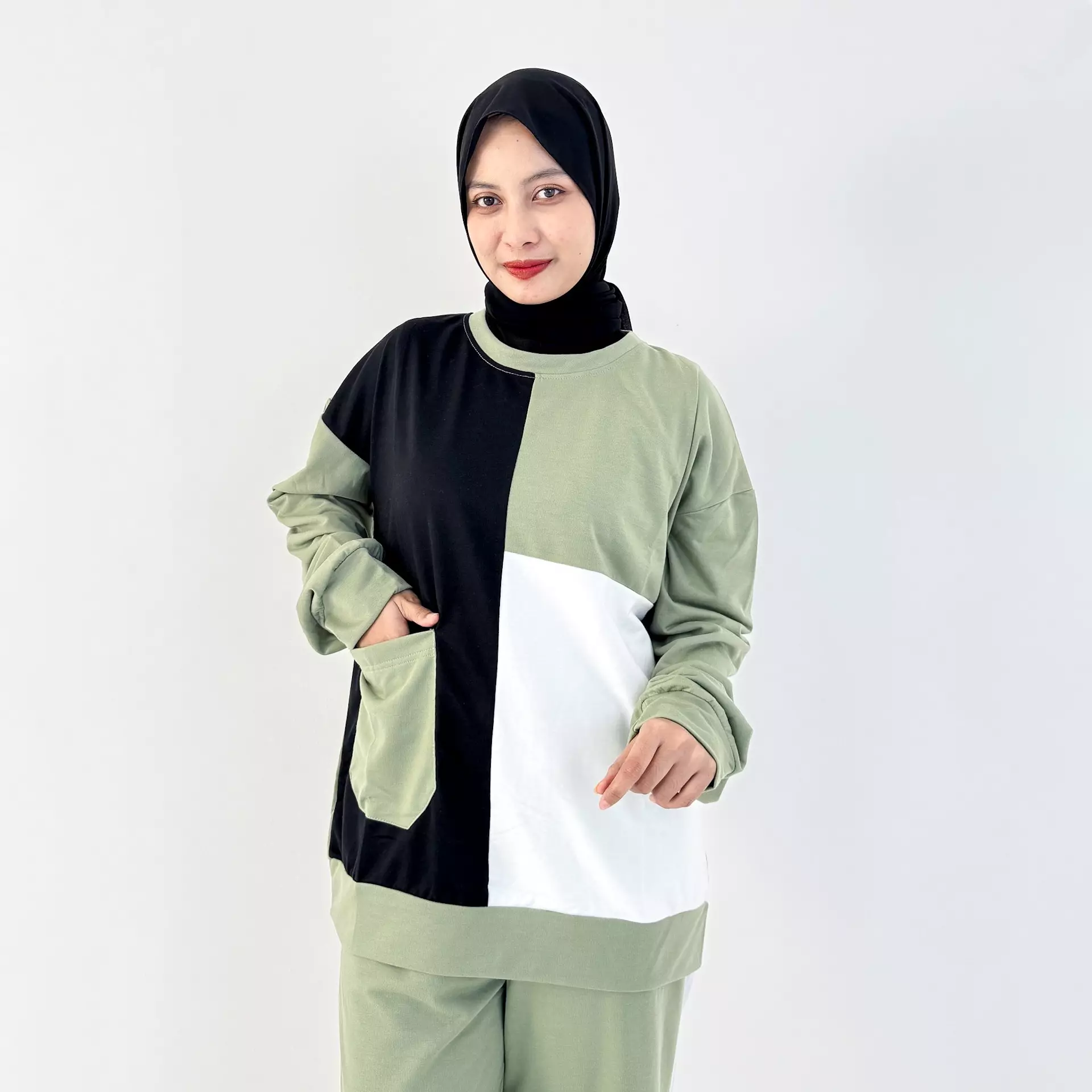 Setelan Training Gita - Set Sporty Olahraga Padel MINT