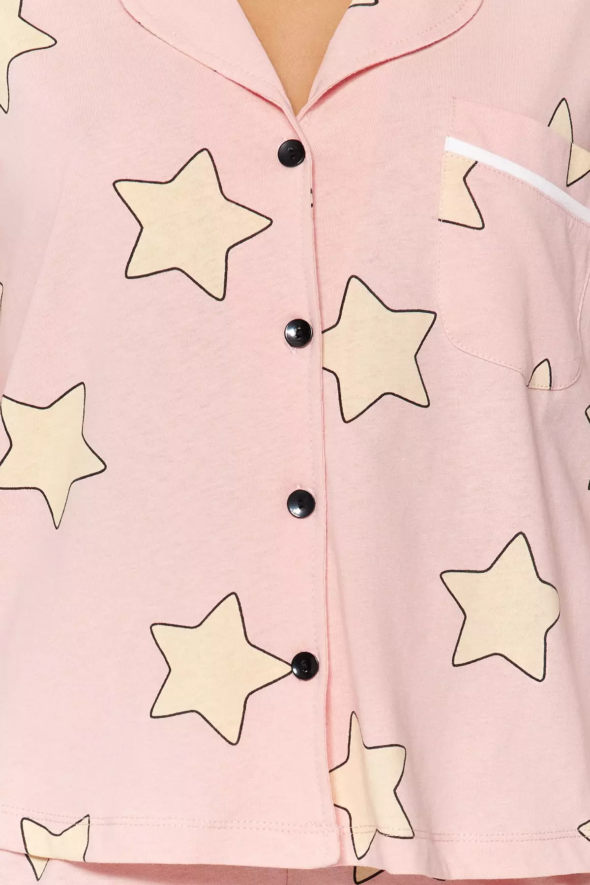 Star Printed Pajamas Set
