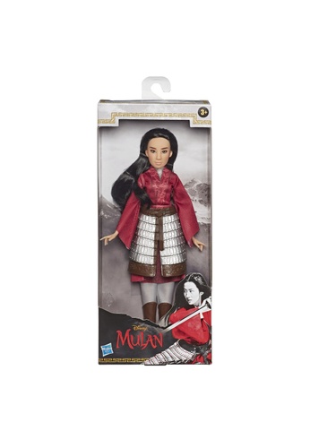 Hasbro multi Disney Mulan Fashion Doll with Skirt Armor, Shoes, Pants, and Top, Inspired by Disney's Live-Action Movie Mulan, 0FACETH73394EEGS_1